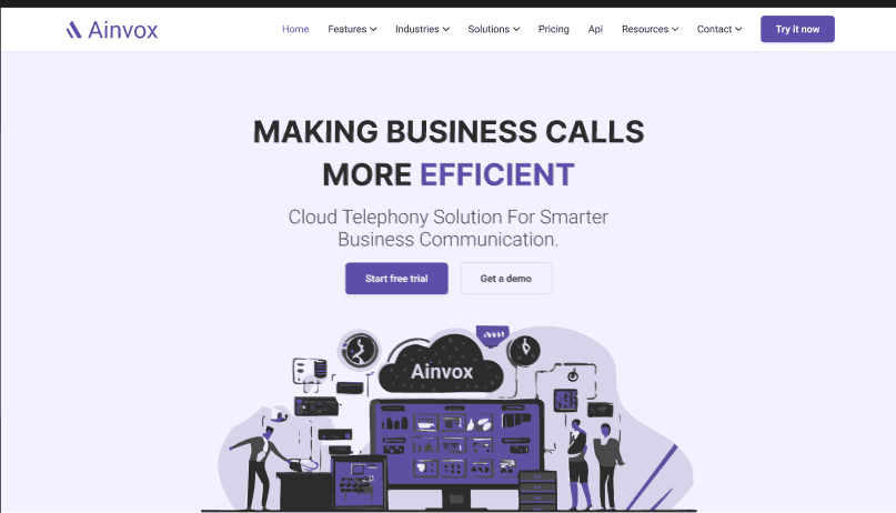 Ainvox — Enterprise Cloud Telephony SaaS Dashboard