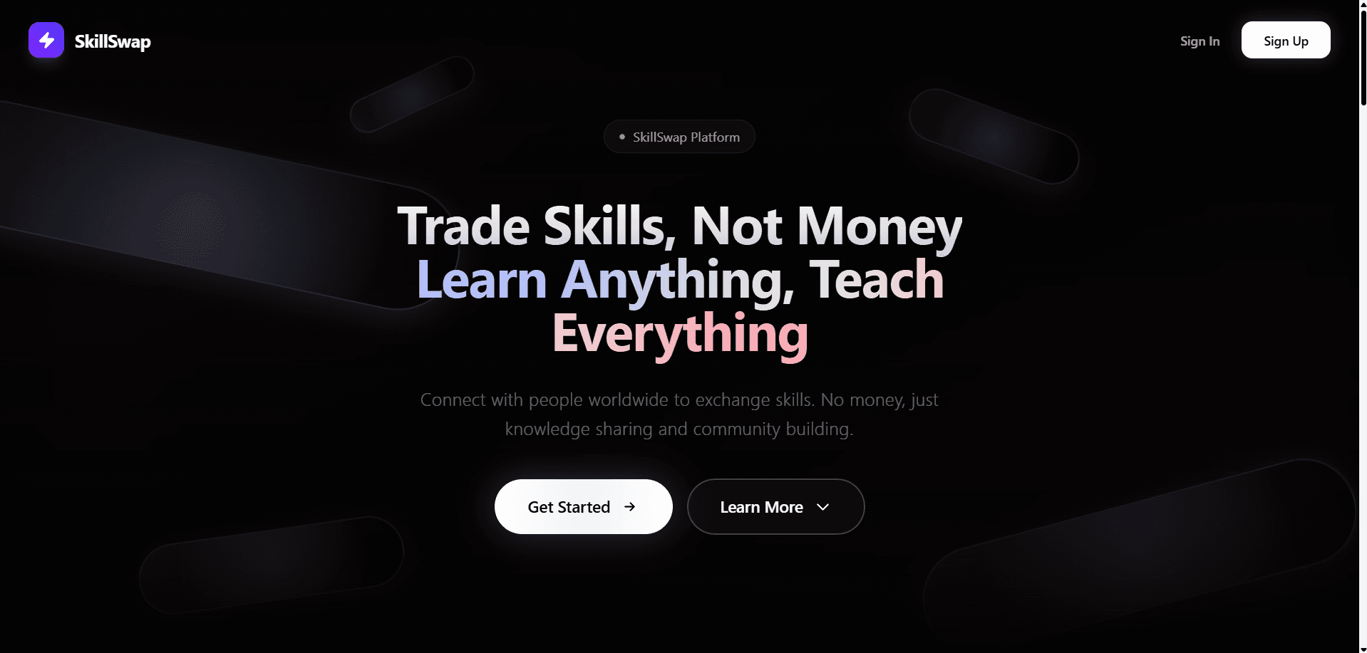 SkillSync — Peer-to-Peer Skill Marketplace Platform